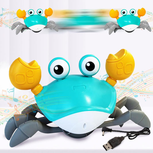 Crawling Crab Baby Musical Kids Toy with Led Lights